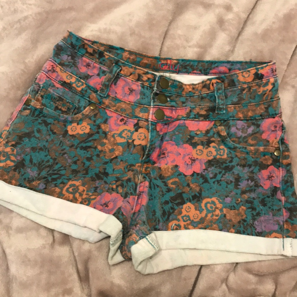 High waisted shorts